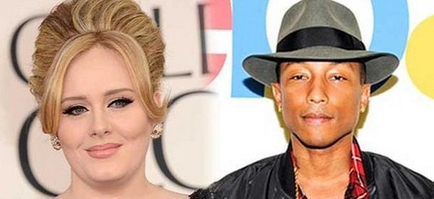 Adele, nel nuovo album anche una probabile collaborazione con Pharrell Williams