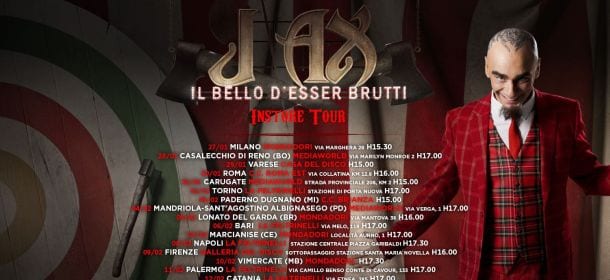 J-Ax, "Il bello di essere brutti": annunciate le tappe dell'instore tour