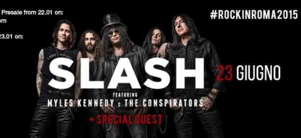 Slash torna in Italia, due concerti a Roma e Milano: informazioni su date e biglietti