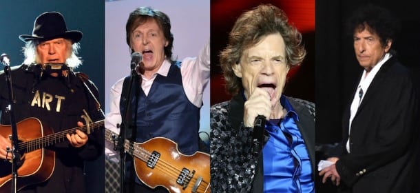 Mega concerto con Rolling Stones, Bob Dylan, Paul McCartney e tanti altri