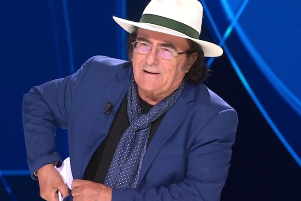 Al Bano Carrisi mostra la bolletta a Cartabianca