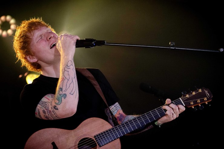 Ed Sheeran in concerto