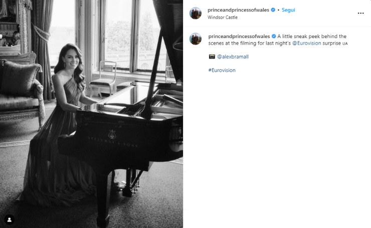 Kate Middleton pianoforte