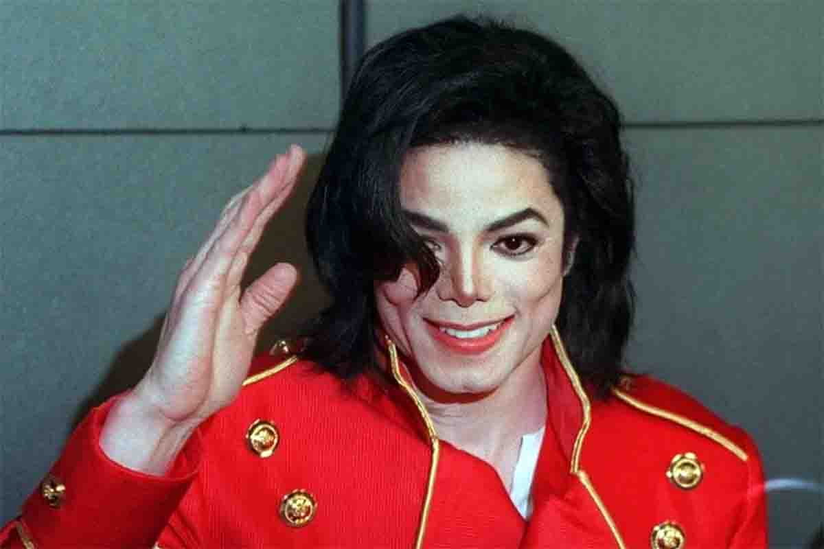 Michael Jackson alla presentazione del suo ultimo live, mai andato in scena