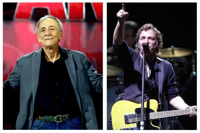 Vecchioni e Springsteen confronto