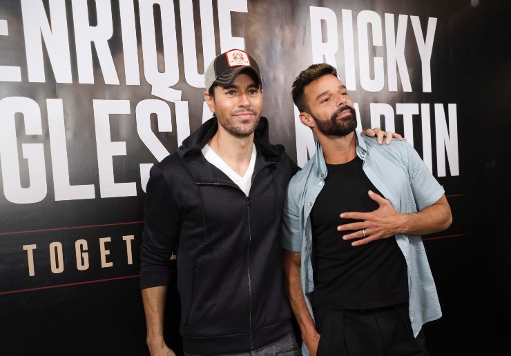 Enrique Iglesias e il suo amico la star latina Ricky Martin