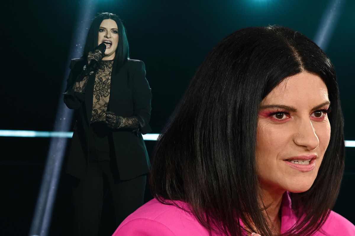 laura pausini reazione durante il concerto