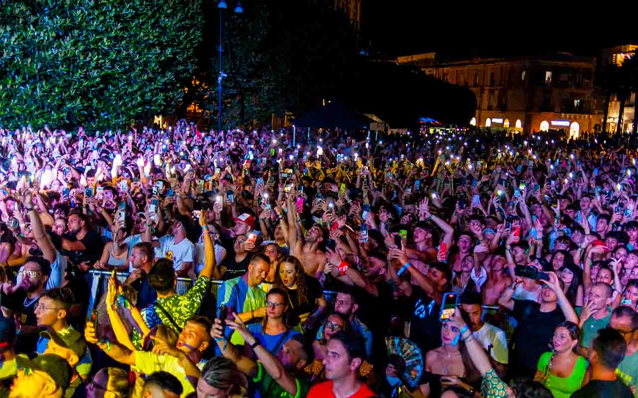 Il pubblico del Green Valley Pop Fest