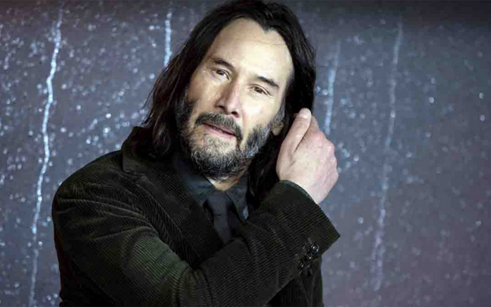 Keanu Reeves durante la promozione del suo ultimo Jokn Wick
