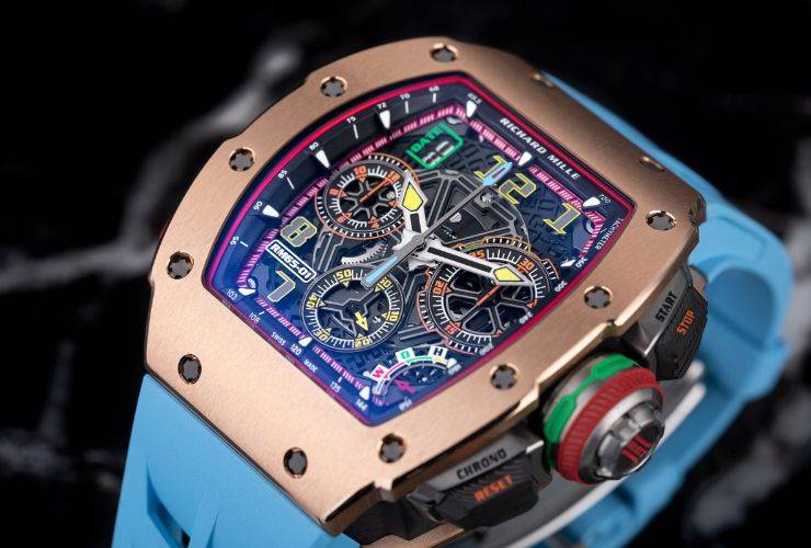 RM 65-01 Red Gold- la linea dell'orologio di Fedez