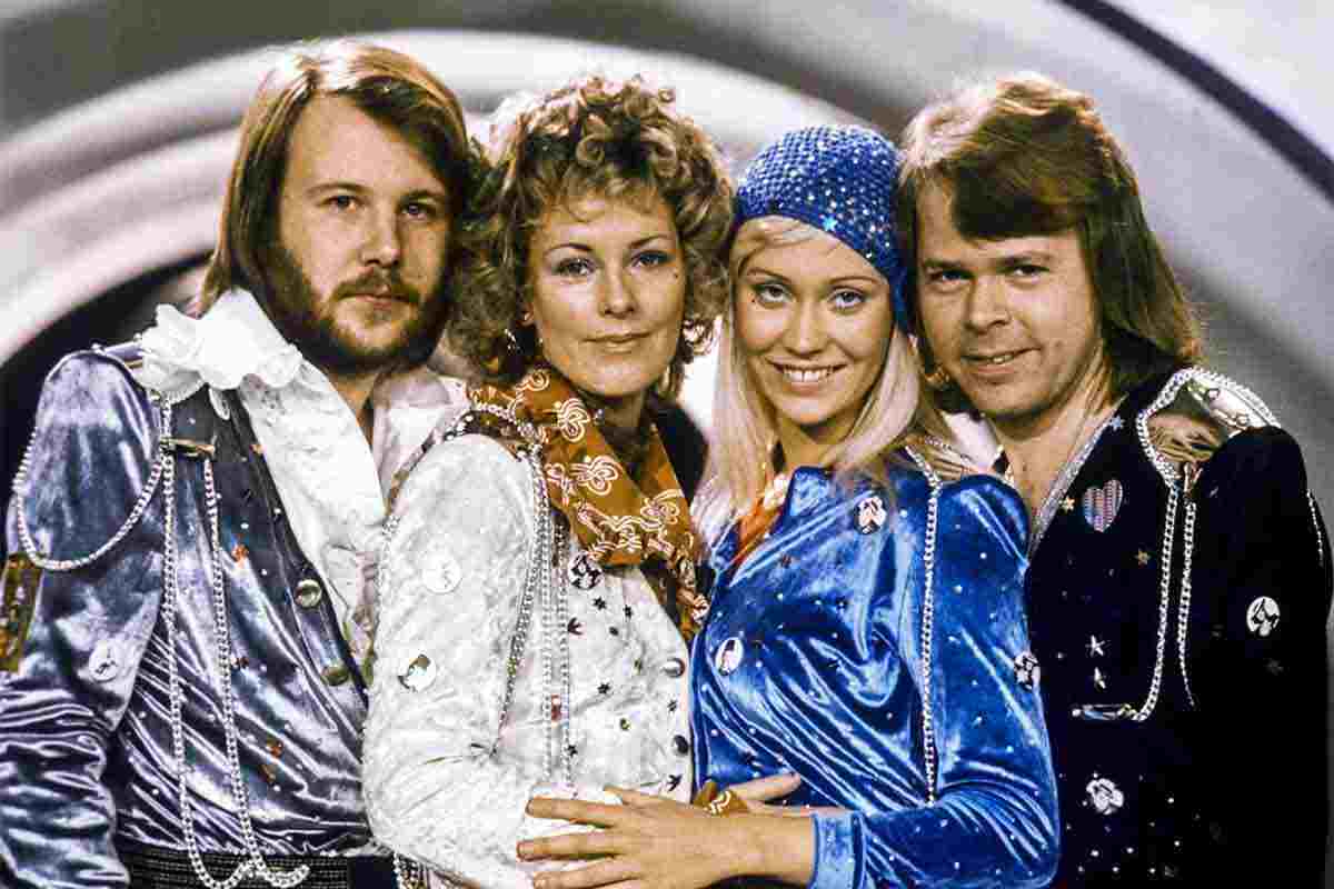 Gli Abba, da sinistra Benny, Frida Agnetha e Bjorn in una foto di repertorio