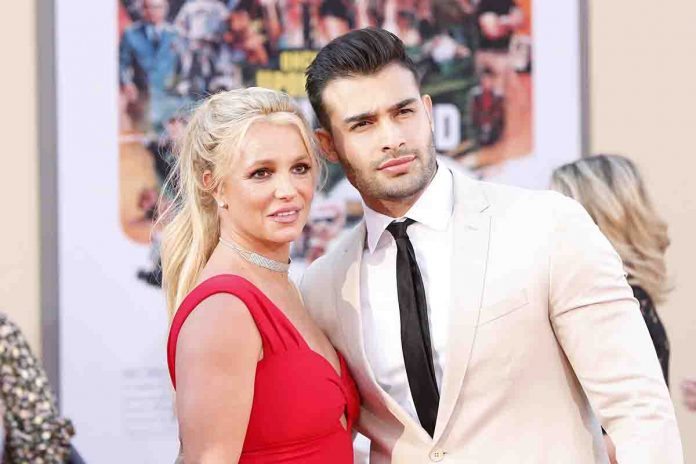 Britney Spears con suo marito Sam Asghari