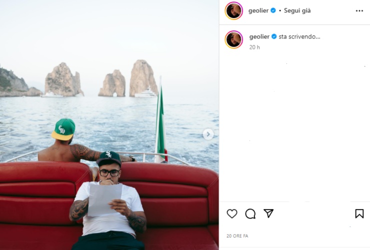 geolier scrive canzoni