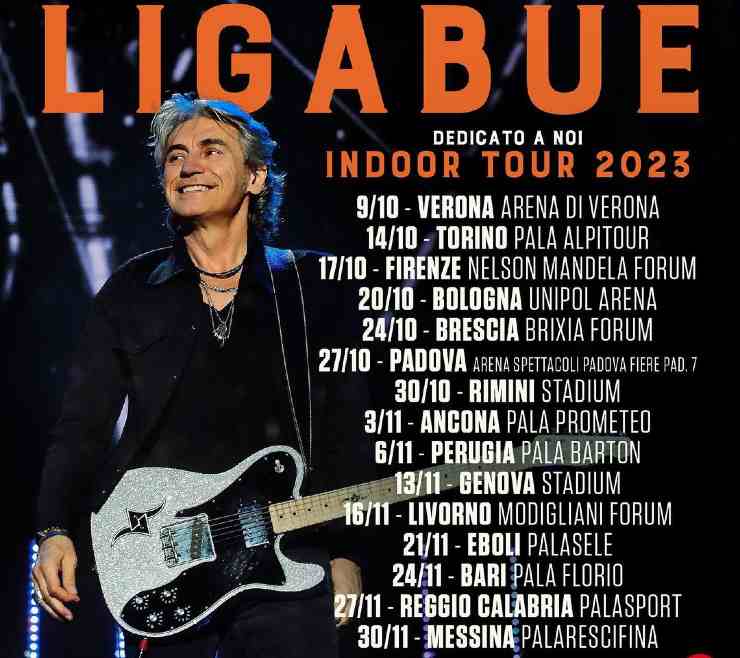 Ligabue tour date e città