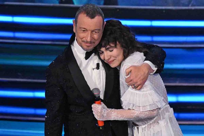 Madame e Amadeus Madame con Amadeus che la rivorrebbe anche al prossimo Festival di Sanremo