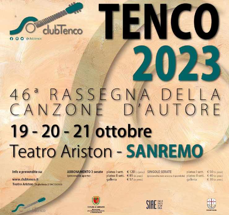 Premio Tenco Targhe 2023