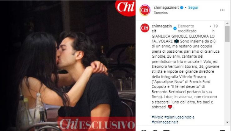 Gianluca Ginoble nuova fidanzata