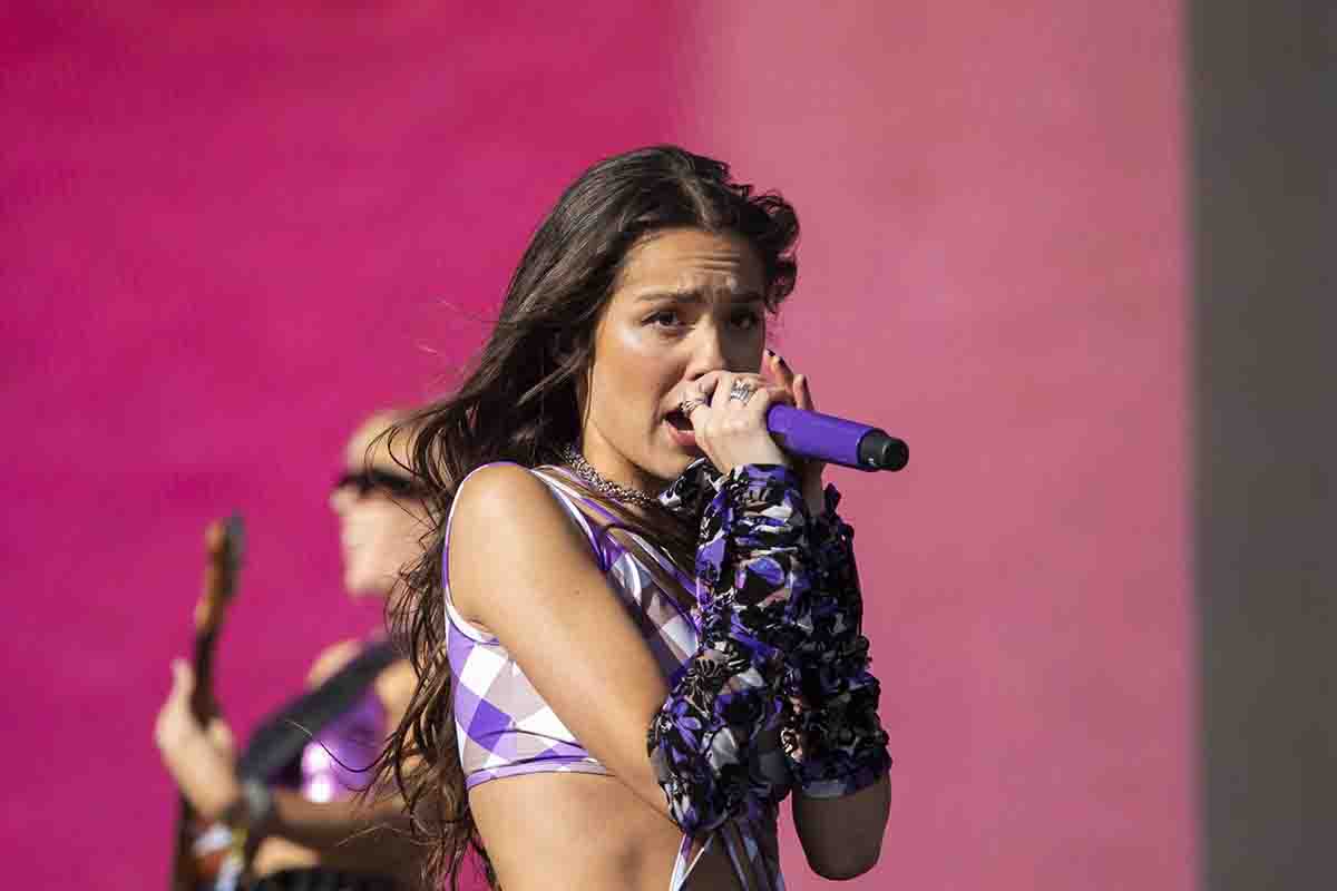 Olivia Rodrigo on stage, new album out in September