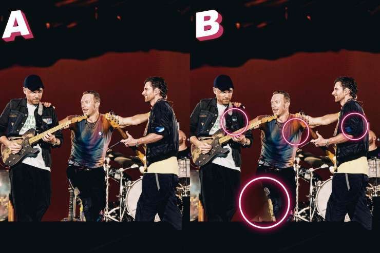 Coldplay foto quiz visivo