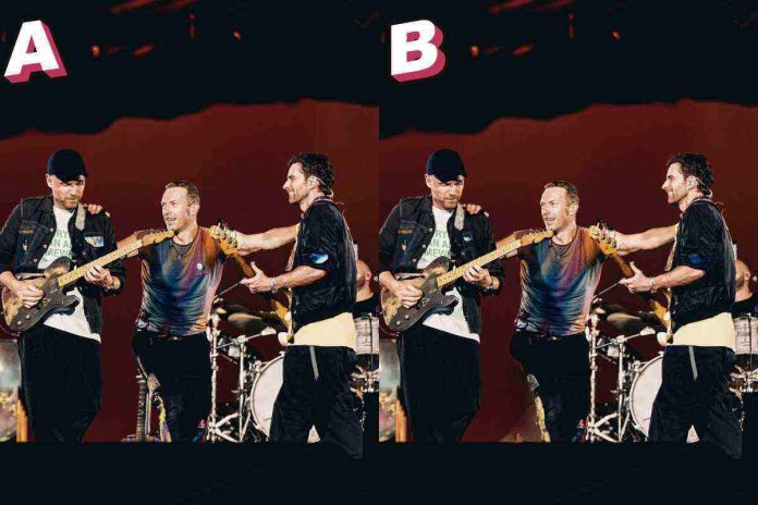 Test Coldplay Coldplay test visivo