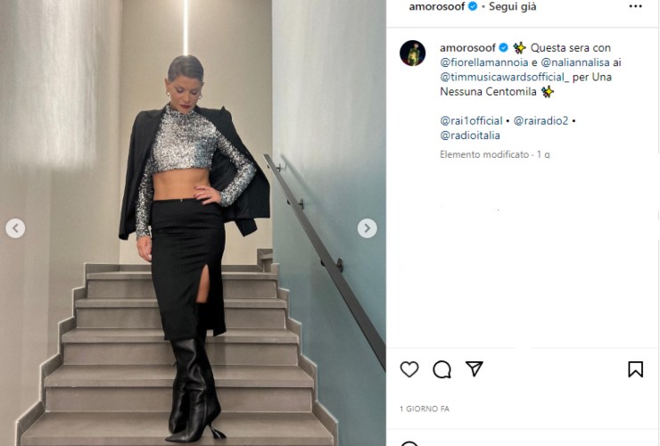 alessandra amoroso look gonna lunga