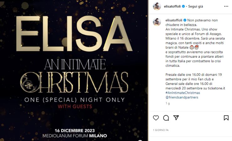elisa annuncio 'an intimate christmas'
