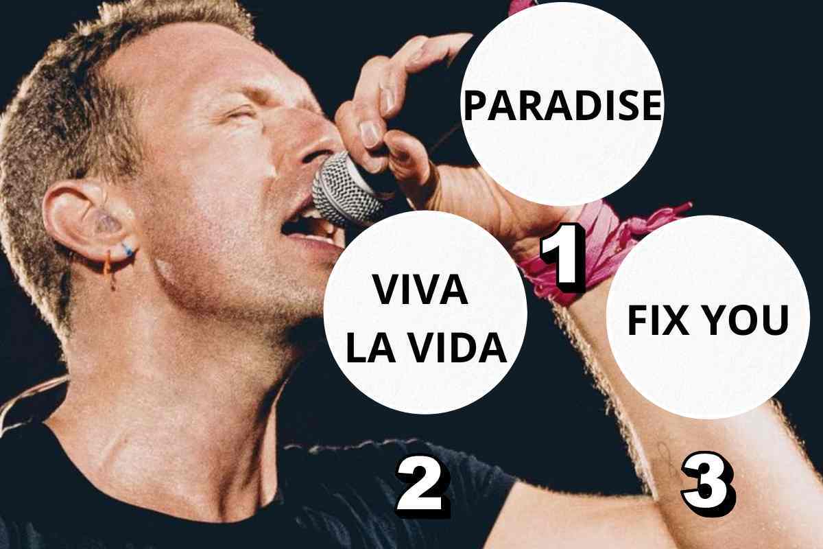 test canzone coldplay difetto