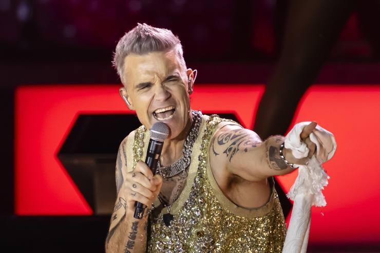 Robbie Williams intossicazione alimentare