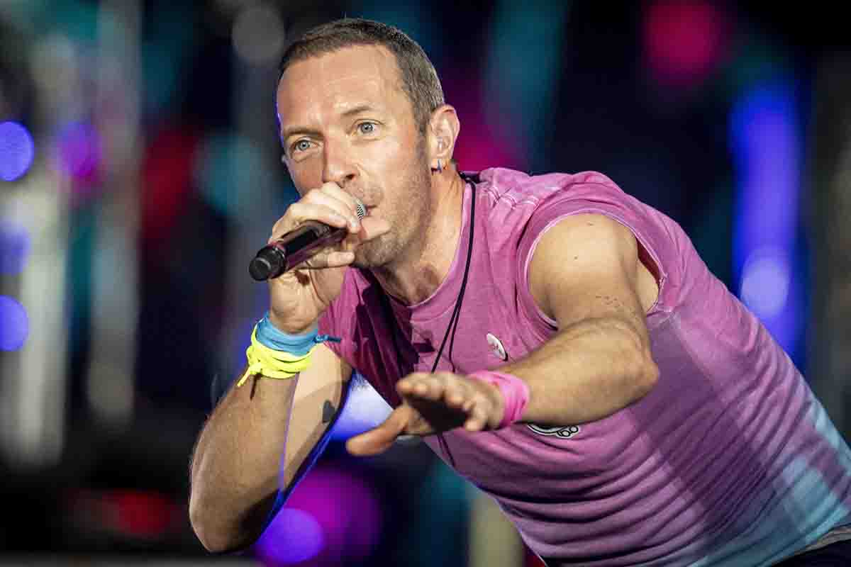 Chris Martin, voce solista dei Coldplay