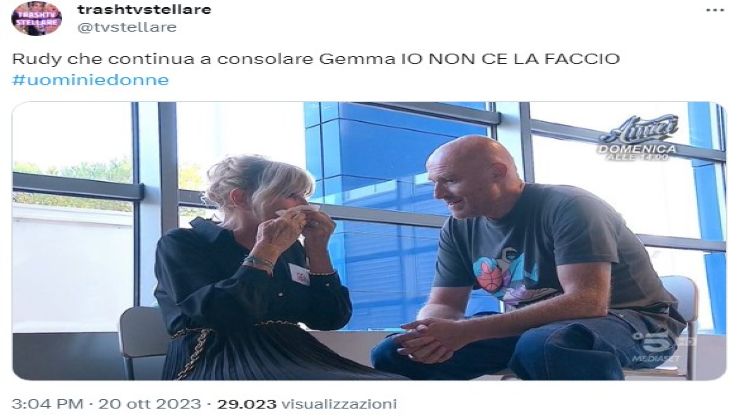 Rudy Zerbi Gemma amici uomini e donne