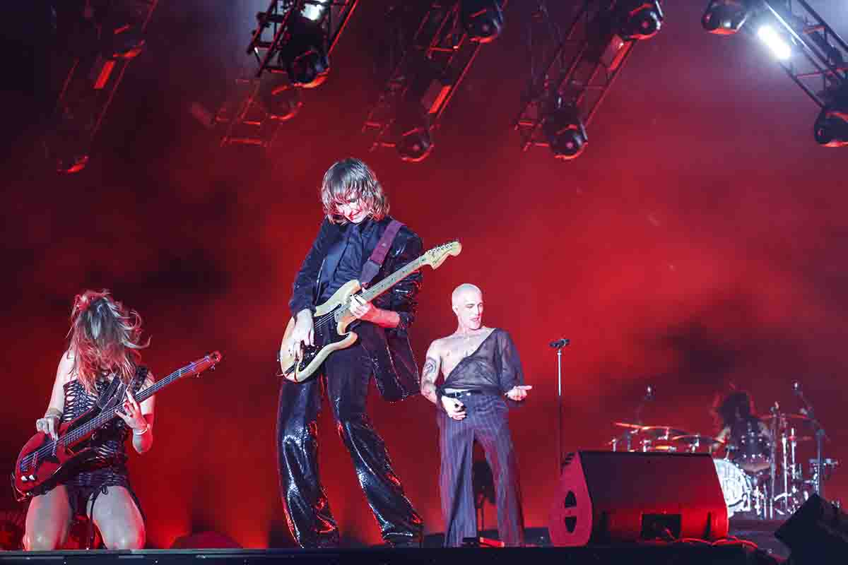 Maneskin sul palco, attualmente in tour negli USA