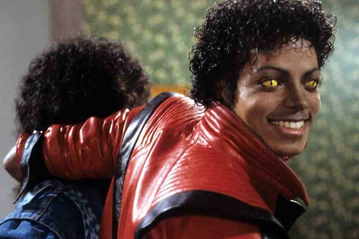 L'immagine finale del video di Thriller di Michael Jackson