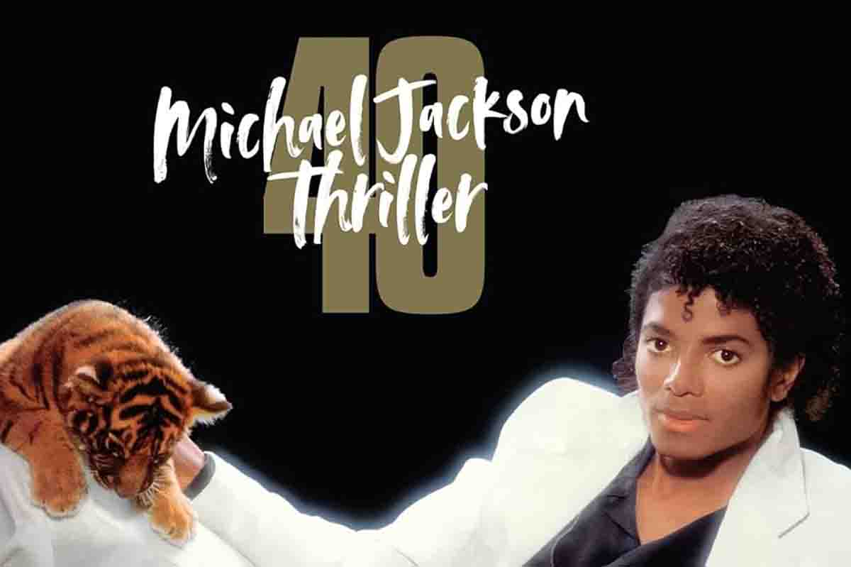 La copertina dei 40 anni di Thriller