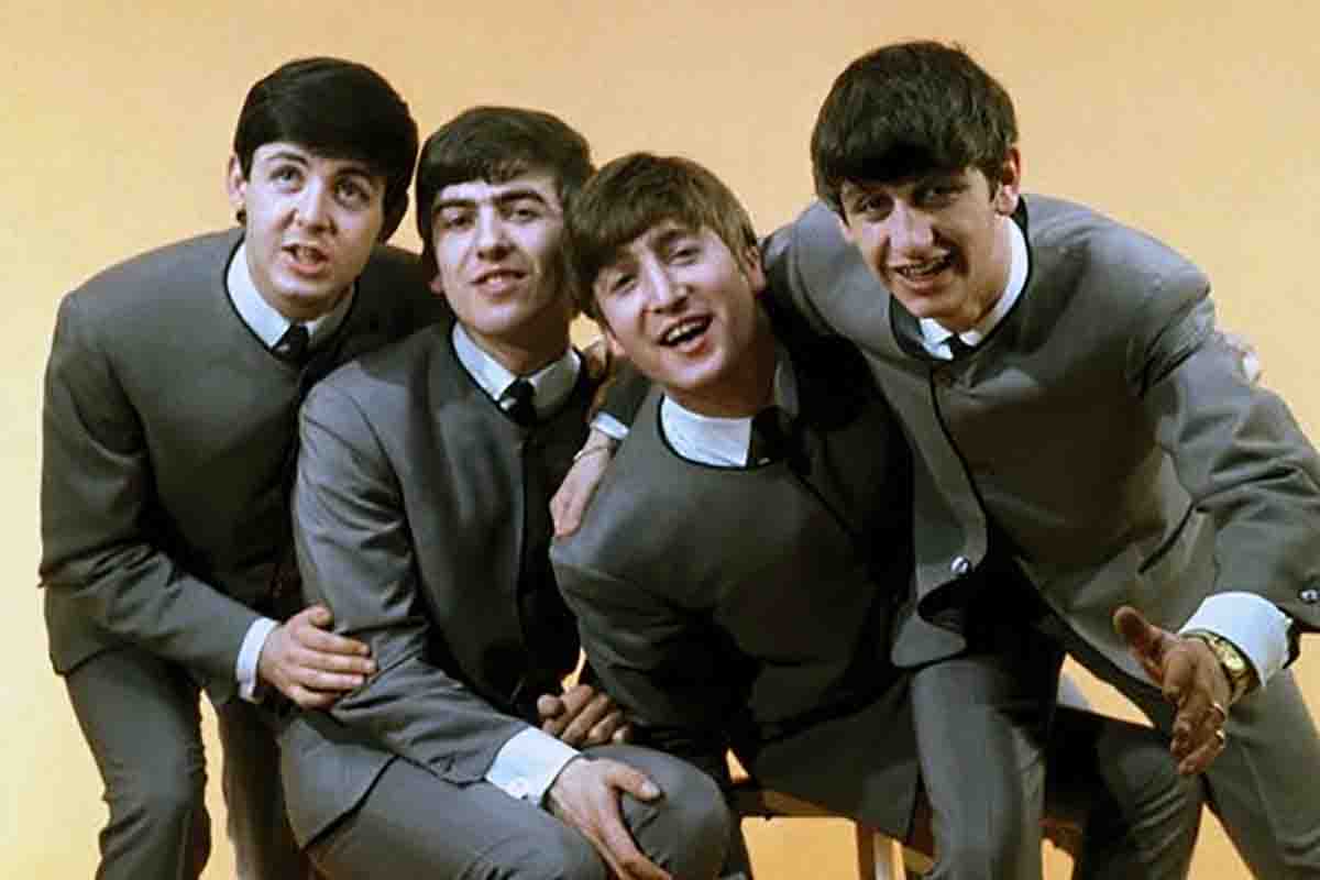 Una immagine di archivio diffusa dalla band Beatles