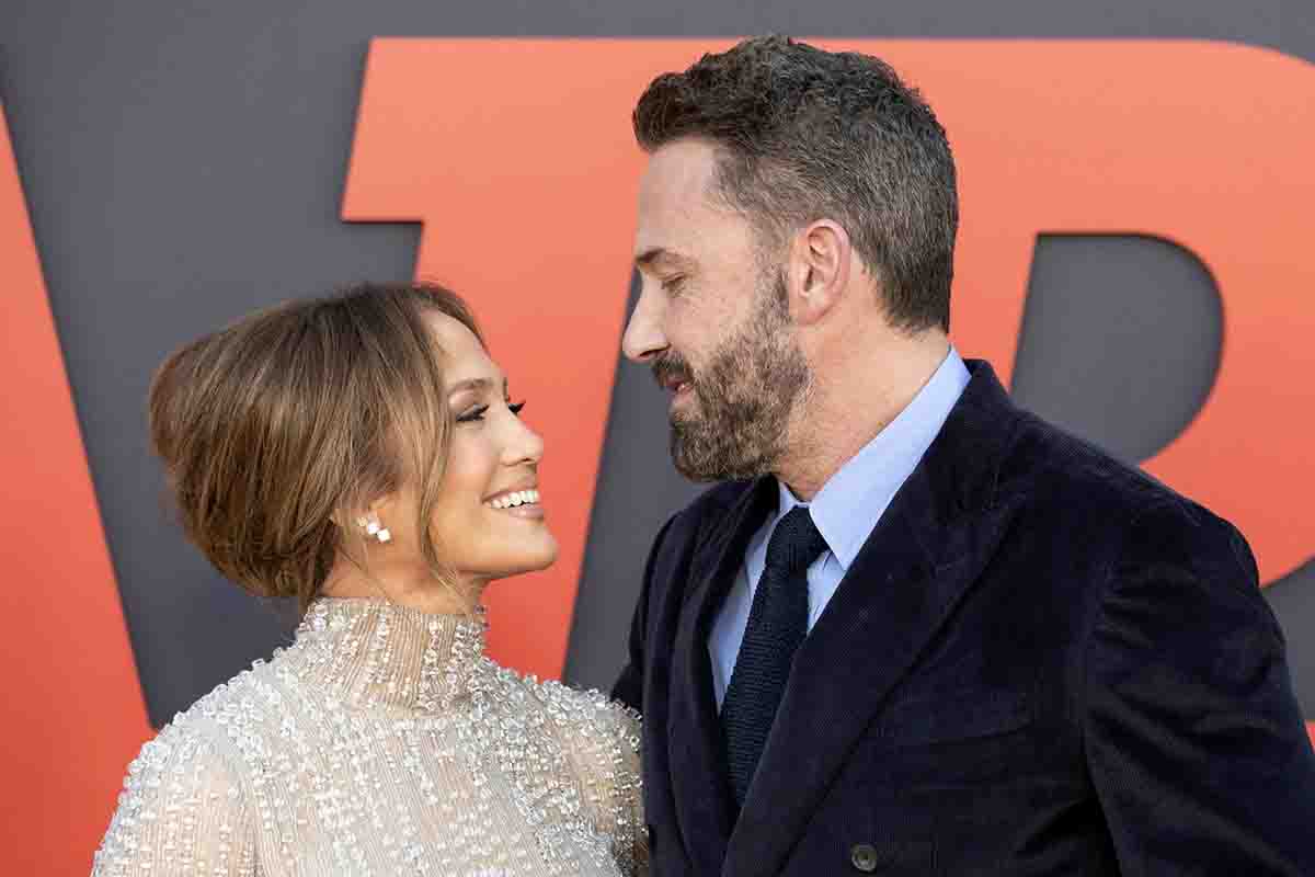 Una tenera immagine di Jennifer Lopez e Ben Affleck