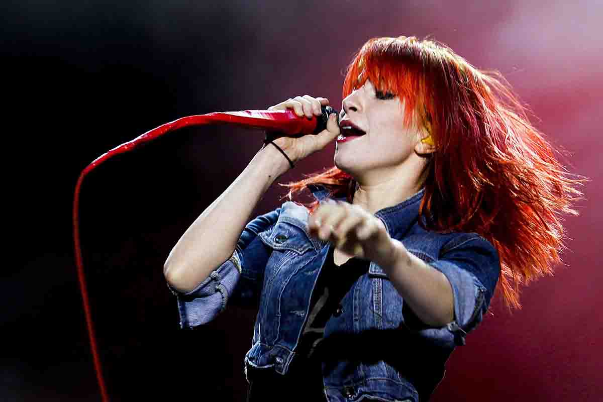 Hayley Williams la cantante e fondatrice dei Paramore