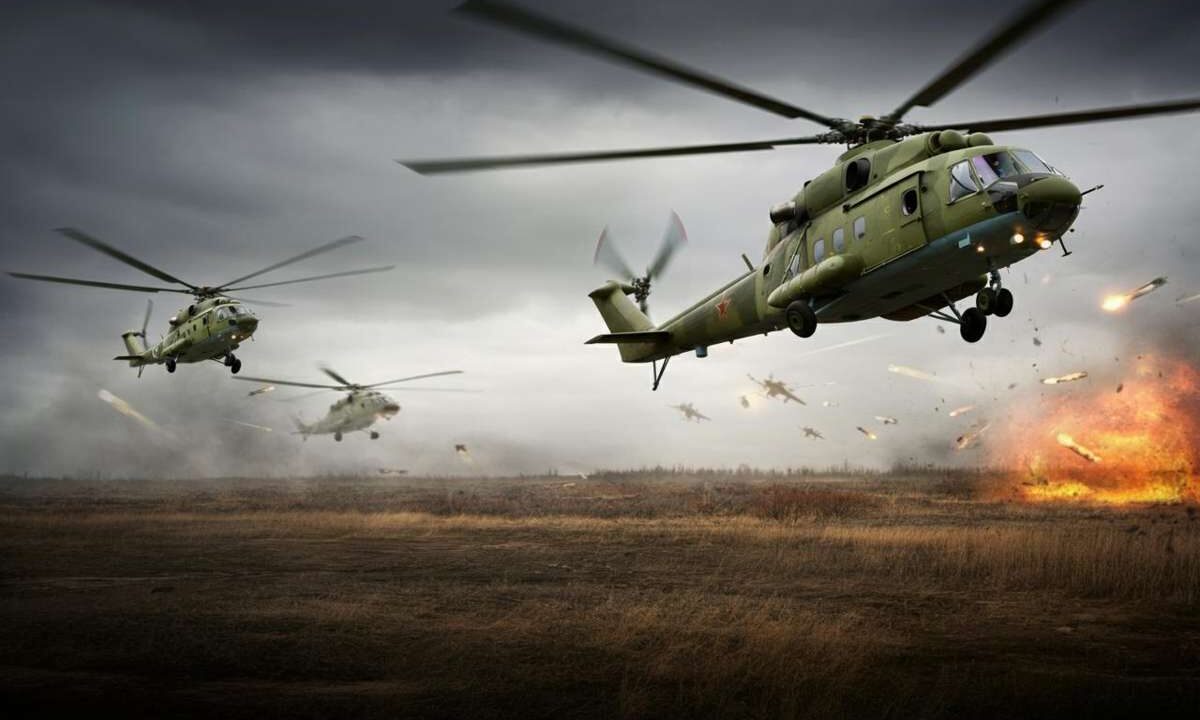 Kiev rivela: quattro elicotteri russi distrutti nel Belgorod