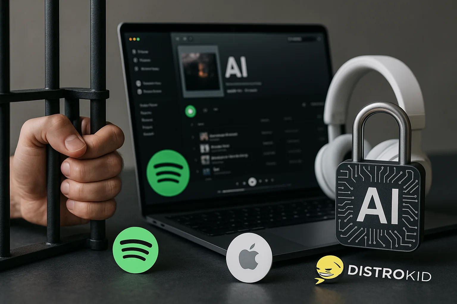 Piattaforme streaming e distributori: il muro contro la musica IA