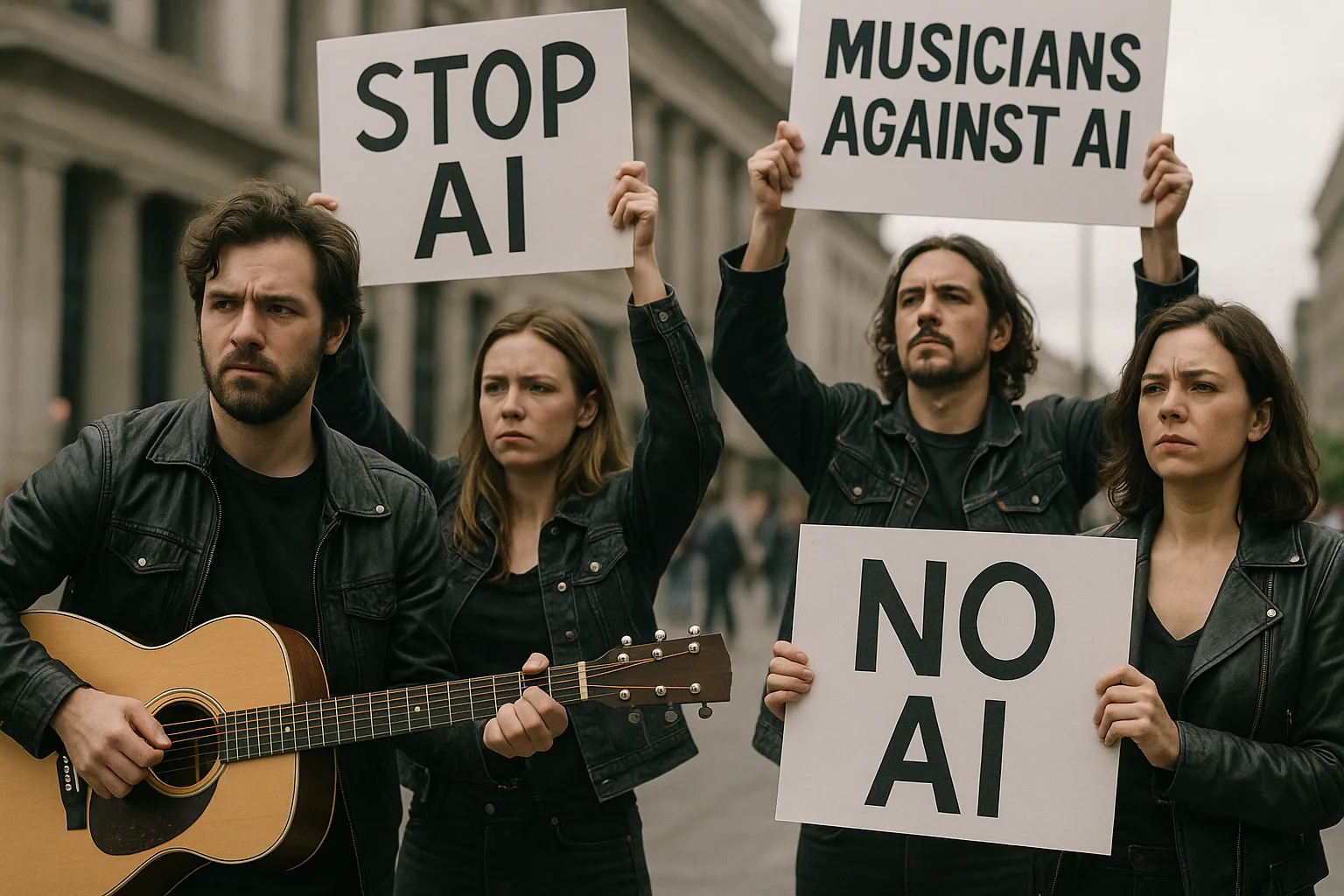 Artisti protestano: come la comunità musicale si organizza contro l'AI incontrollato