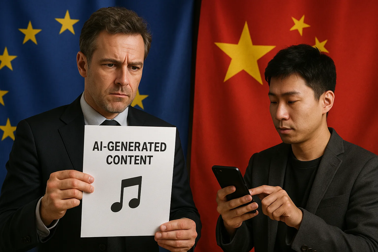 Etichette e contenuti AI: come l'Europa sta costruendo le regole che la Cina ignora