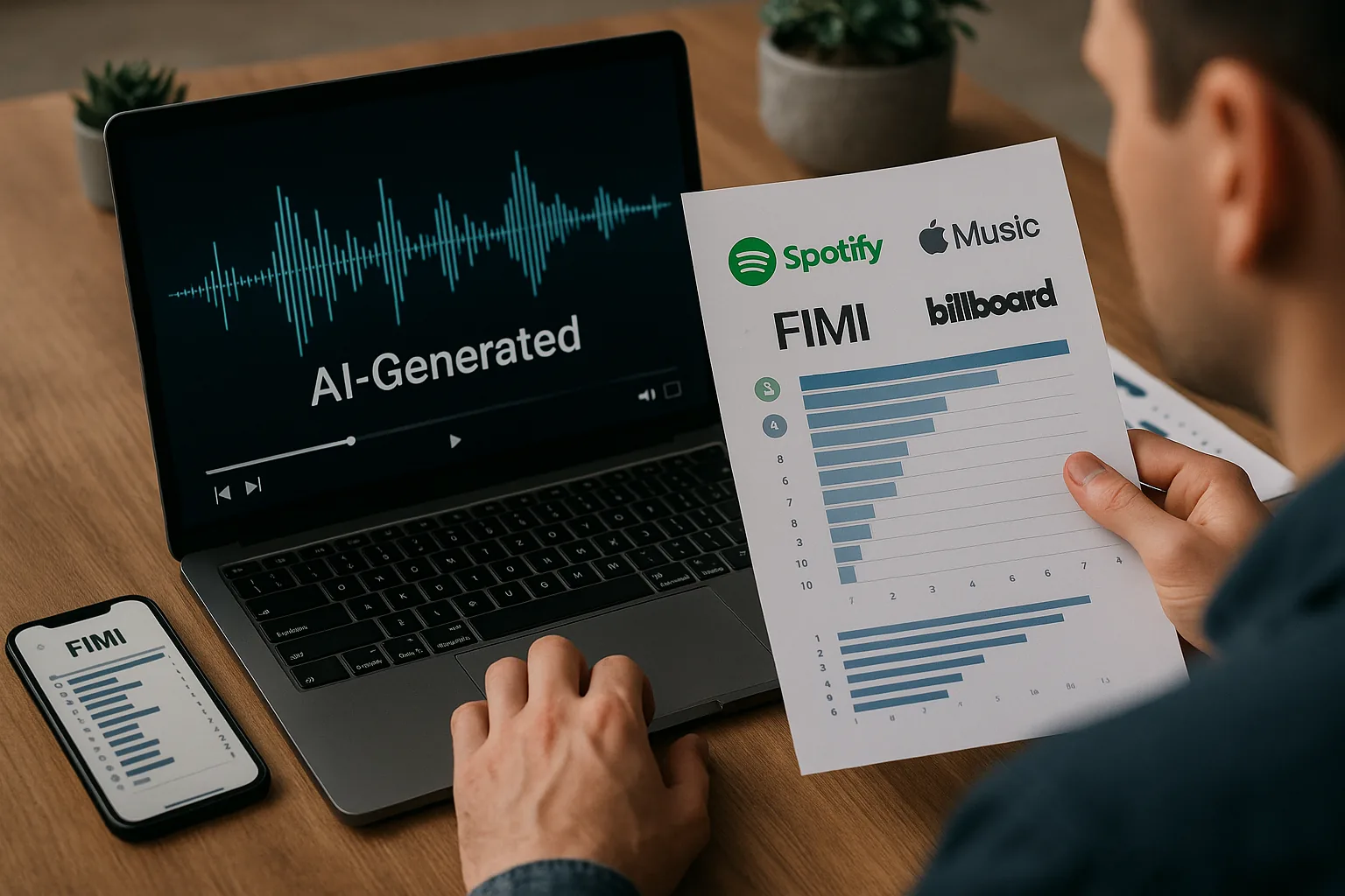 Streaming e classifiche: la stretta sulla musica IA arriva alle chart ufficiali