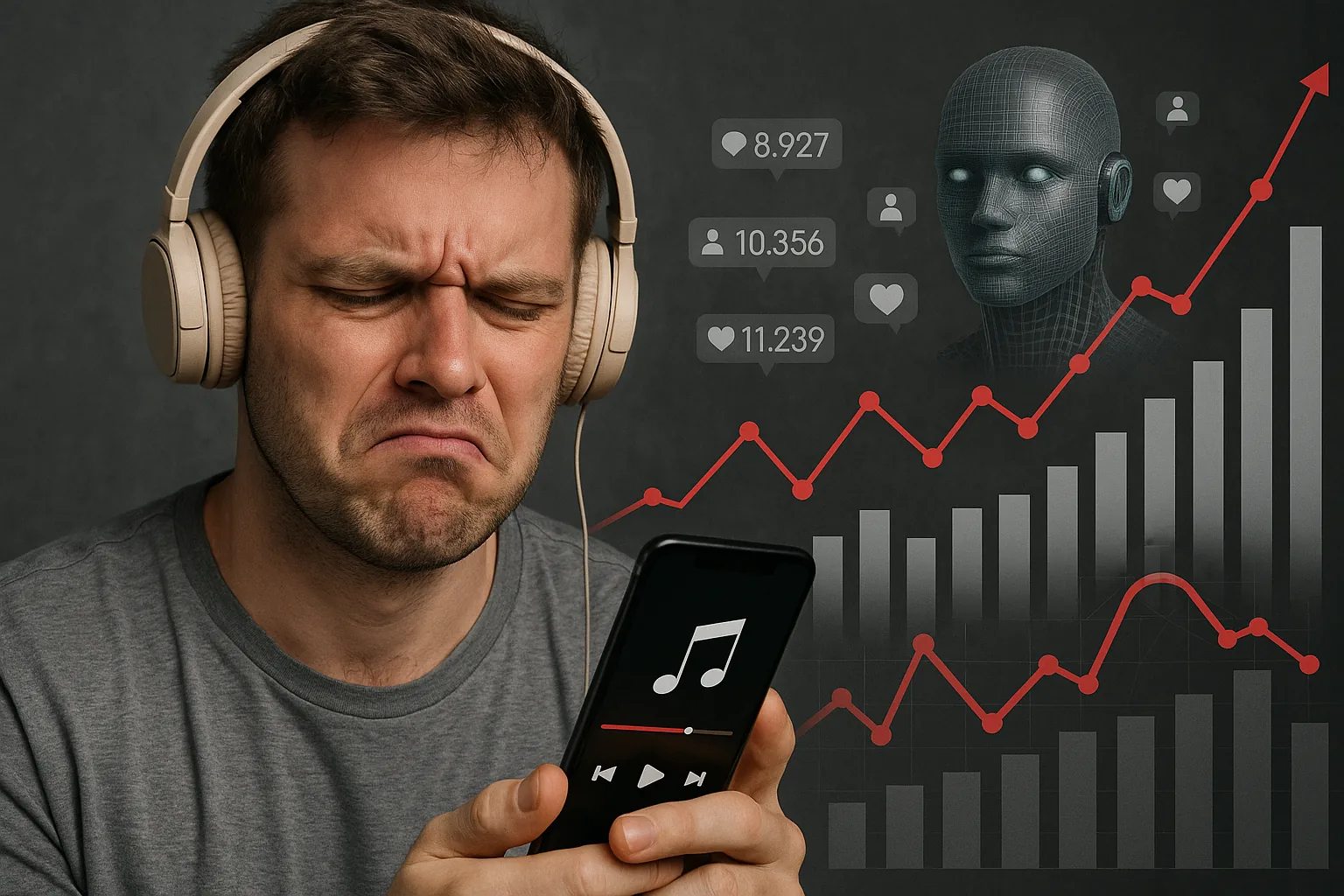 Il caos dei dati sulla musica IA: perché le statistiche di successo online non si possono più credere
