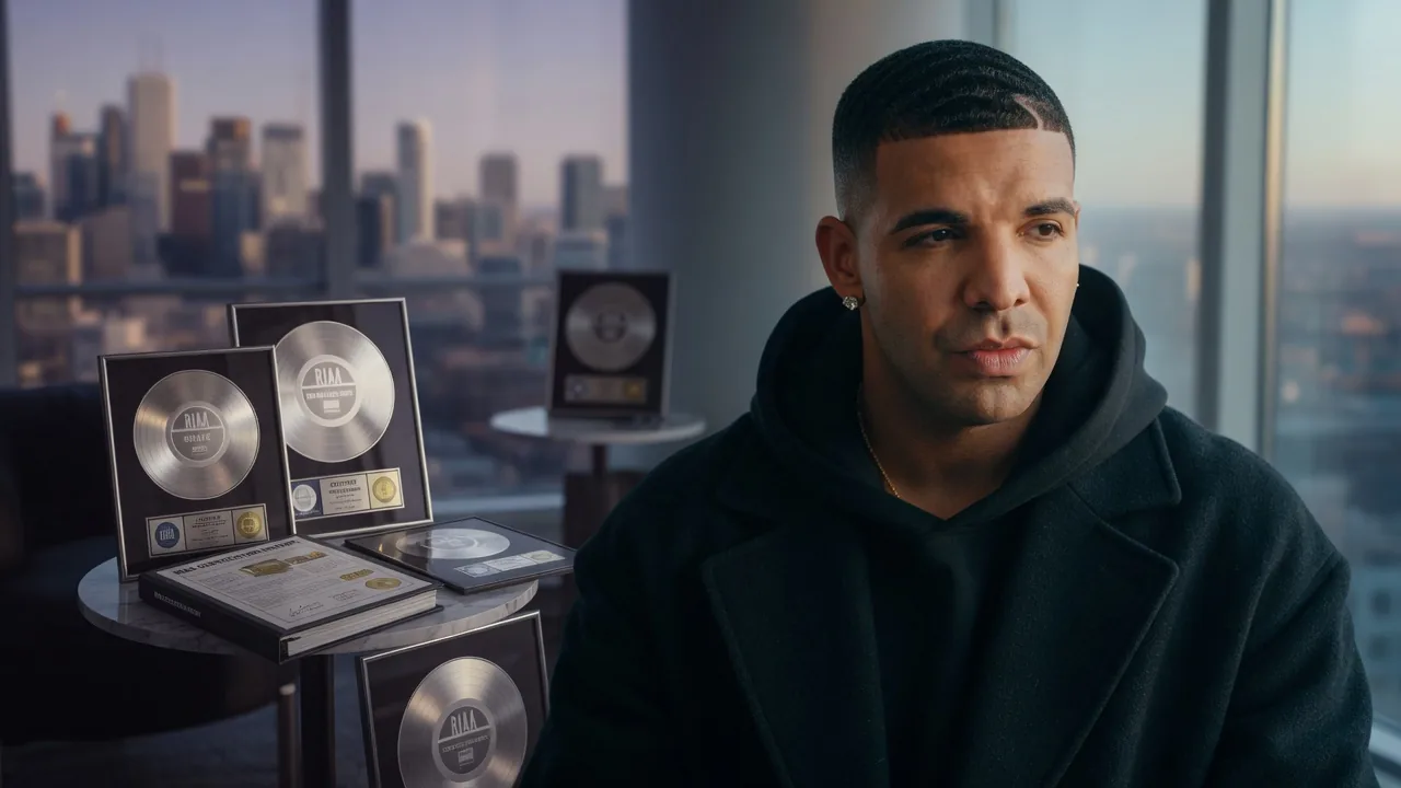 Drake Stabilisce Nuovo Record RIAA: 350 Milioni di Unità Certificate