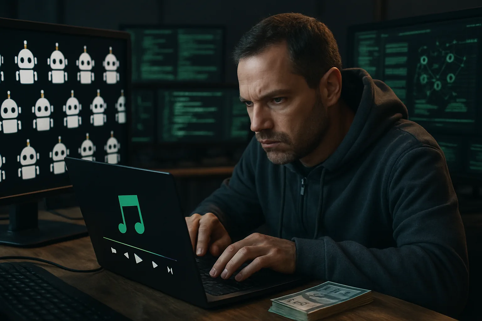 Bot IA e ascolti fake: la frode dello streaming che costa milioni alla musica